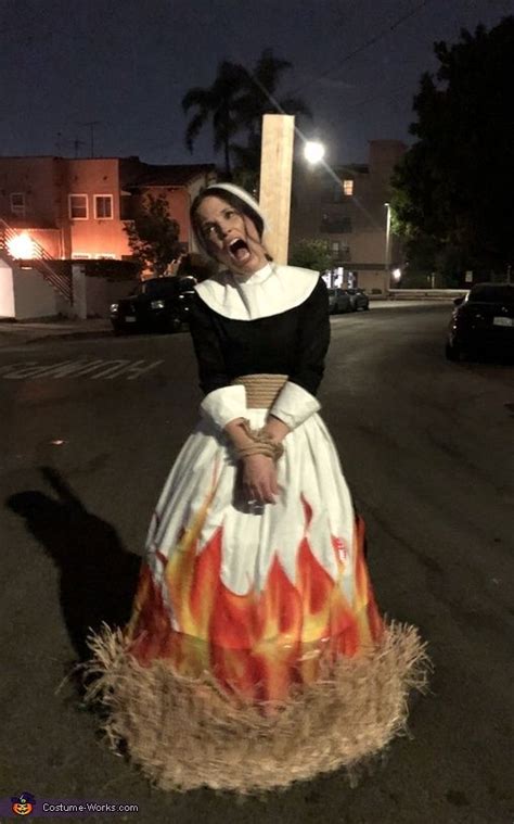 Witch burning costume